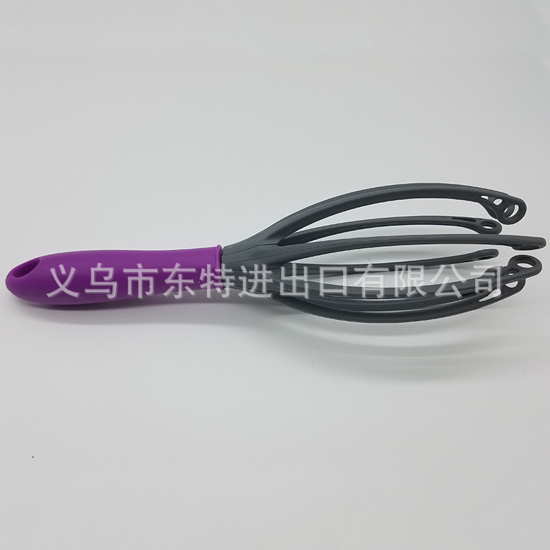 Kitchen tool manufacturer direct sales baking tools, creative egg beater, unique shape, colorful handle blender detail image 9