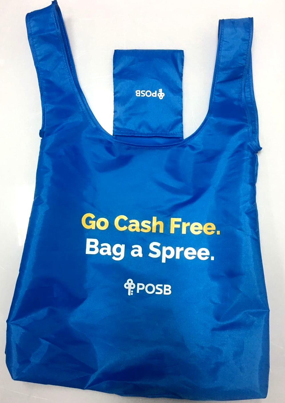 折叠环保购物袋， 210T折叠背心购物袋，收纳环保袋