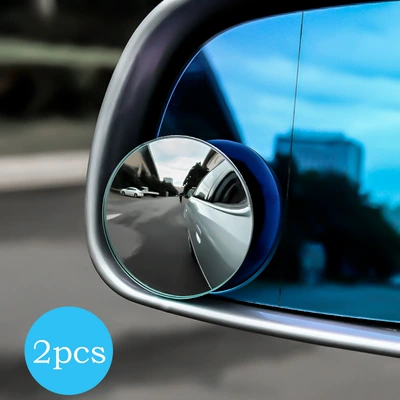 Glass boreless adjustable small round mirror reversing wide-angle blind spot mirror Car Rearview Mirror auxiliary mirror SD-2402 (Large field of view rear view auxiliary mirror)