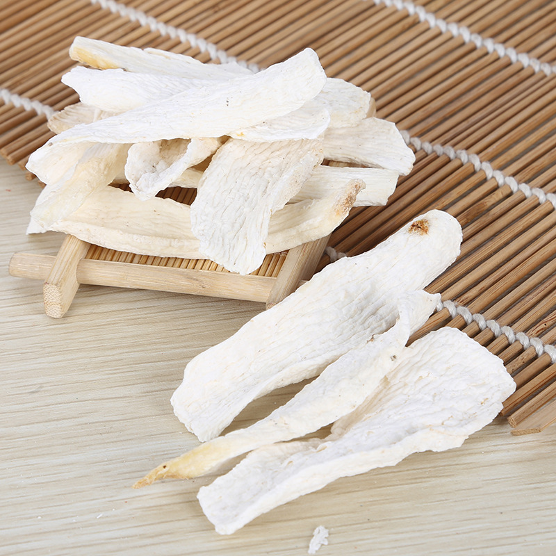 Dried Chinese Yam Slices Tie Gun Shan Yao Bulk 500g Low Temperature Baked for Soup Congee and Powder Making preparation