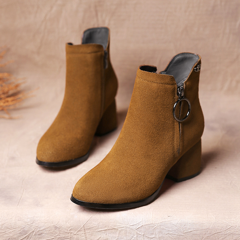 Bottes femme MINGFANG en En cuir - Ref 3355118 Image 5