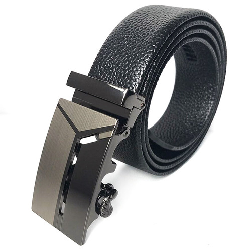 Men's belt automatic buckle belt super fiber scratch-resistant manufacturer wholesale street stall goods drop shipping