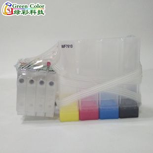 Он подходит для Epson WF-7610 Система непрерывного снабжения чернил T2201-2204 Conferry Ink Cartridge WF2650 Pireck