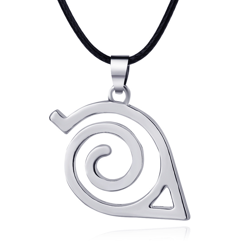 New fashion animation film and television around Naruto logo alloy necklace pendant wholesale