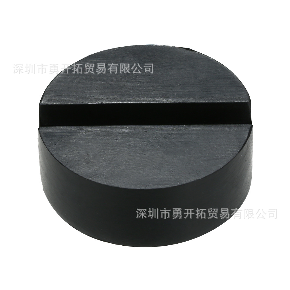 2件黑色DIY车SUV开槽框架导轨橡胶垫