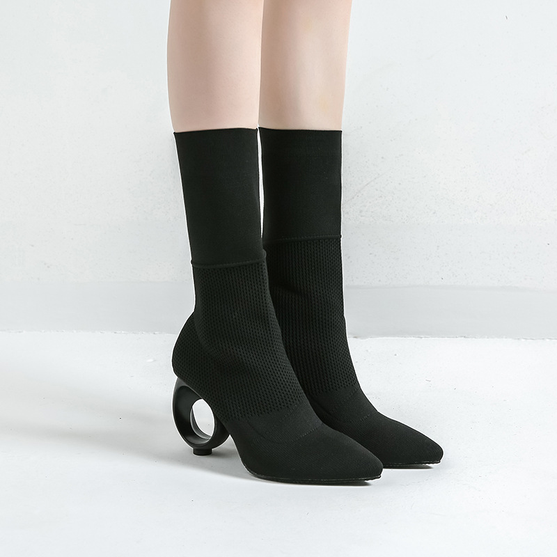 Bottes femme XINGSHIFANG en Laine - Ref 3354718 Image 3