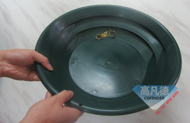 375*87mm 非洲淘金盘 非洲洗金盆 手选盆 洗的塑料盘