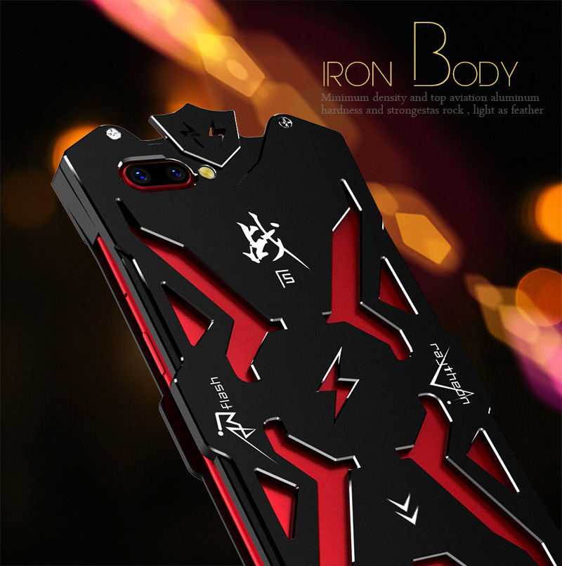 SIMON THOR Aviation Aluminum Alloy Shockproof Armor Metal Case Cover for OPPO R11 & OPPO R11 Plus