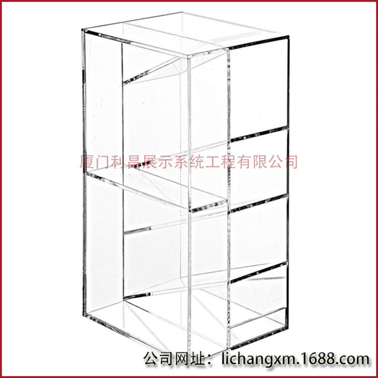 亚克力文件分类架 透明办公桌面储物架 有机玻璃简约文具收纳架