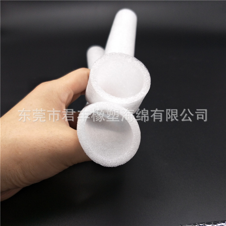 专业生产 高密度epe珍珠棉空心圆管22*32*0.5壁厚灯管水管套