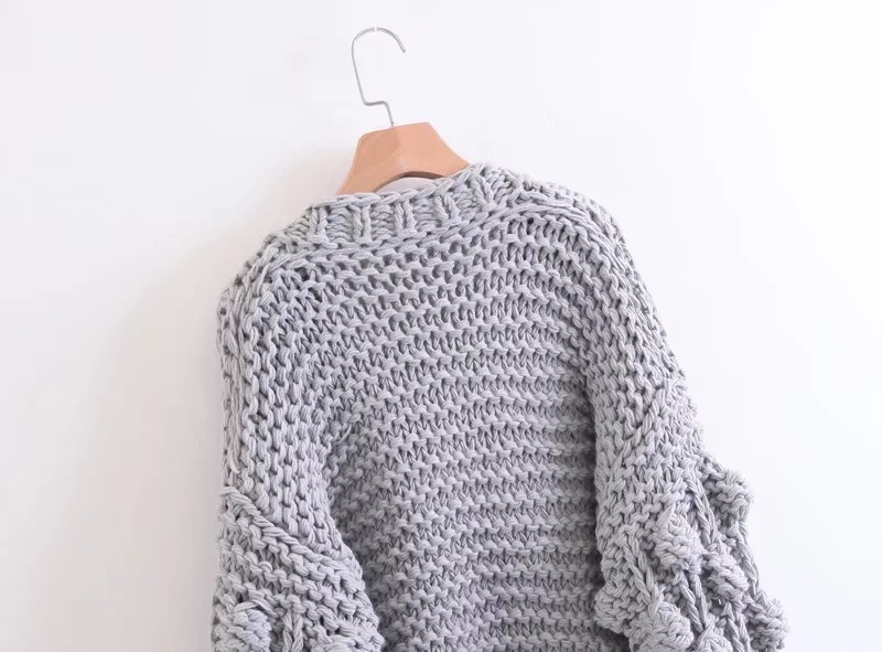 autumn and winter new thick wool handmade sweater  NSAC21749