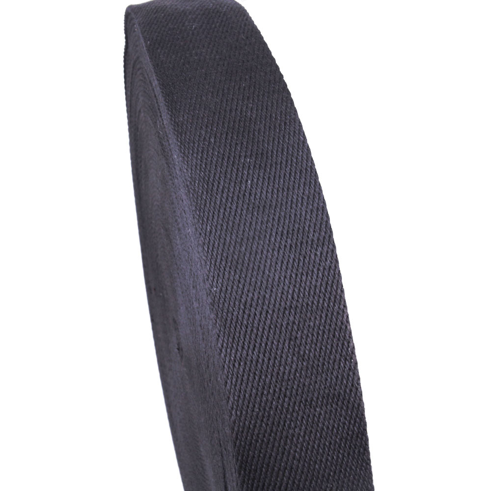 广州现货 62mm  黑色 棉织带 加厚 双面 斜纹 涤棉织带 厂家直售