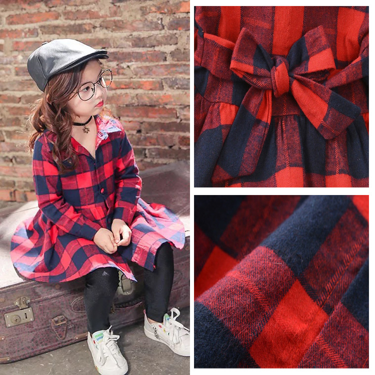 厂家供应 涤棉色织格子布  21支磨毛男女童装衬衫连衣裙面料 现货