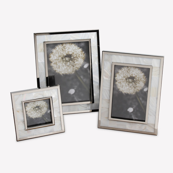 metal silver photo frame