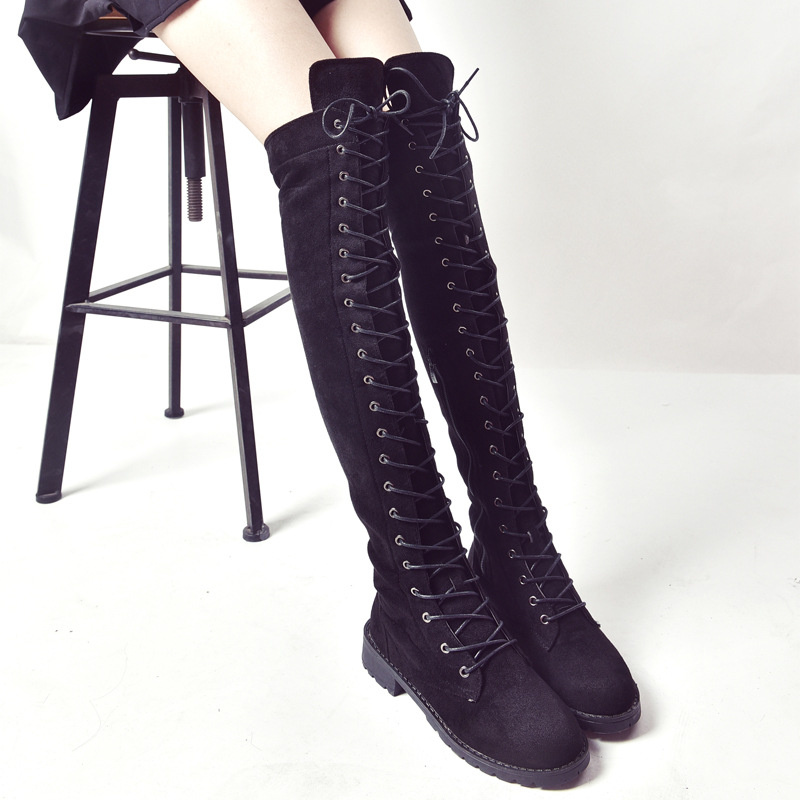 Bottes femme en Daim - Ref 3355565 Image 3