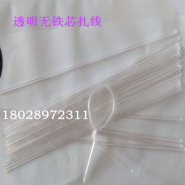 厂家直销PET无铁丝扎线 椭圆无铁芯扎带 过加洲65扎线