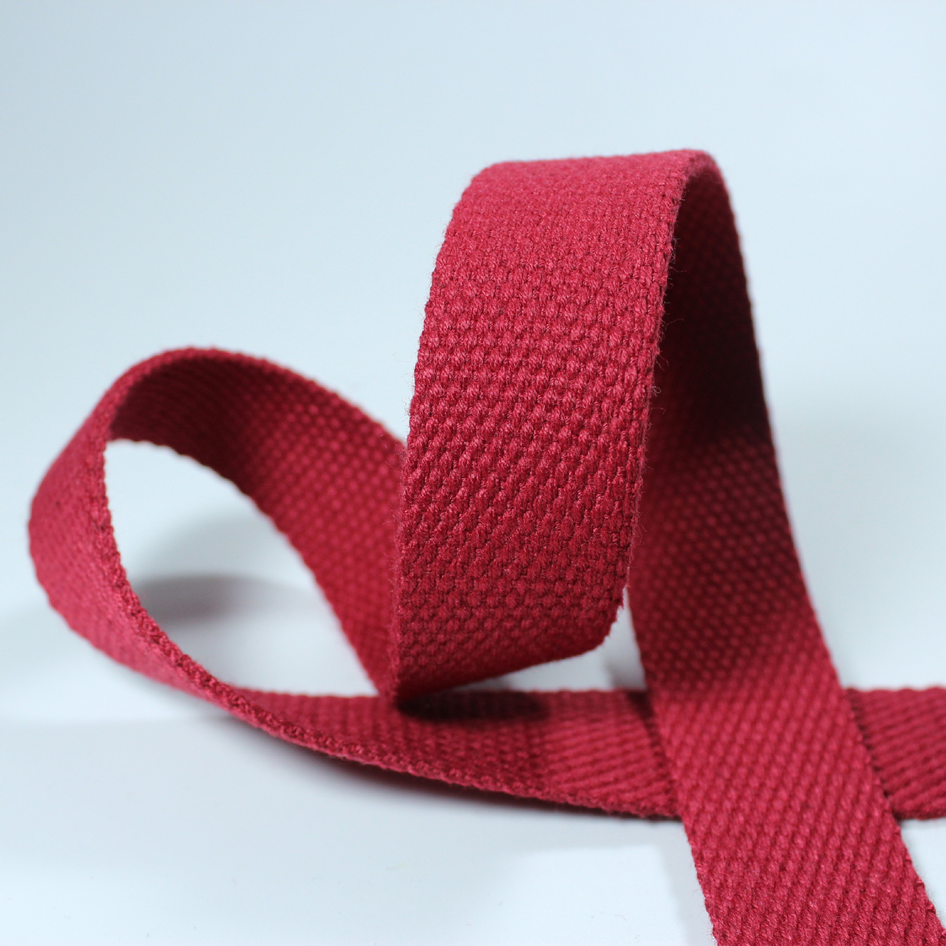 Puro algodón de poliéster completo con cuentas engrosada bolsa de lona de color sólido liso bolsas de cinta de color negro fábrica al por mayor en stock