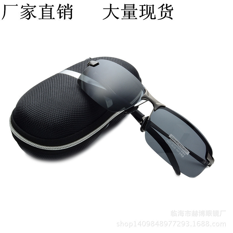 3043 polarized sunglasses men's casual fashion metal sunglasses half frame glasses factory direct sales in stock lot