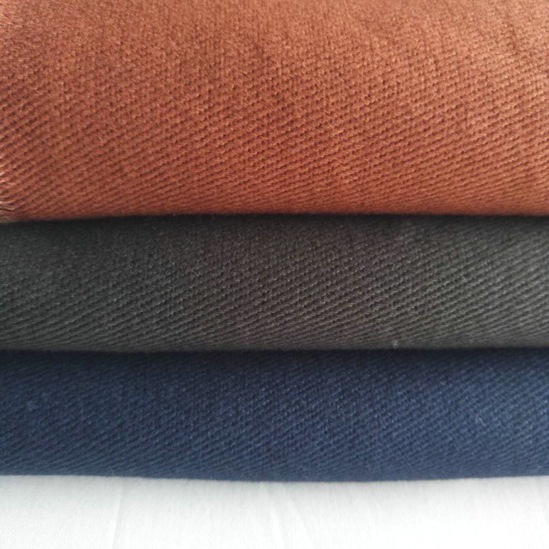 Cotton stretch yarn card thick casual pants jacket judo fashion clothing fabric 10*10 + 70D 68*38