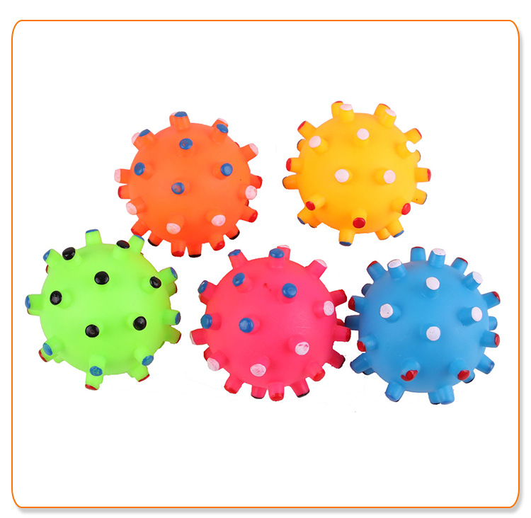 Grosshandel Pet Gummi Ball Kauen Spielzeug Hund Katze Molaren Zahne Reinigung Spielzeug Puppy Teddy Lustige Quietschende Ball Spielzeug Von Margueriter 16 76 Auf De Dhgate Com Dhgate