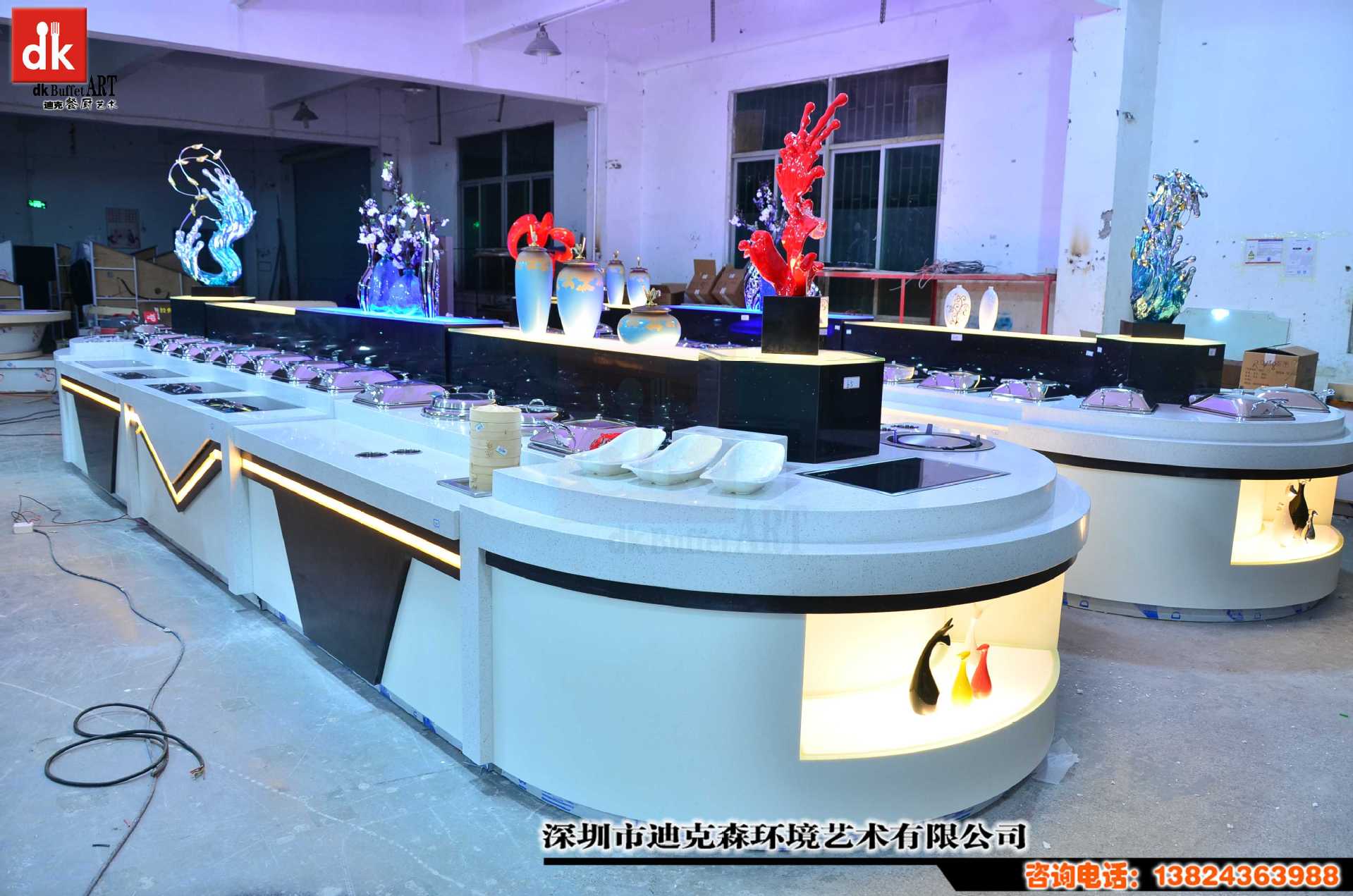 布菲台定制厂家 自助餐台装饰自助餐布菲台-阿里巴巴