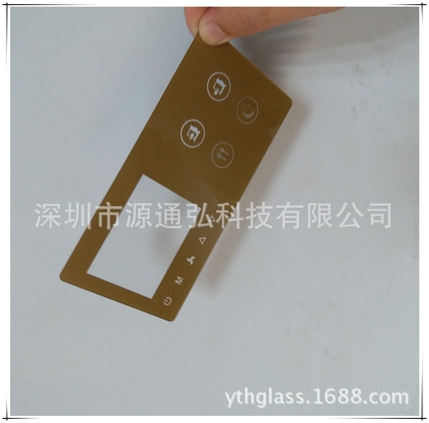 厂家生产定制开关面板钢化玻璃各种智能触摸面板玻璃