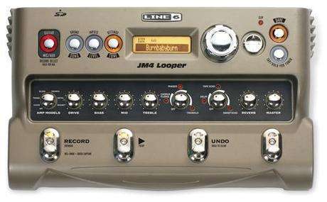 LINE6 JM4 looper 电吉他 单块效果器 录音鼓机效果机械节奏
