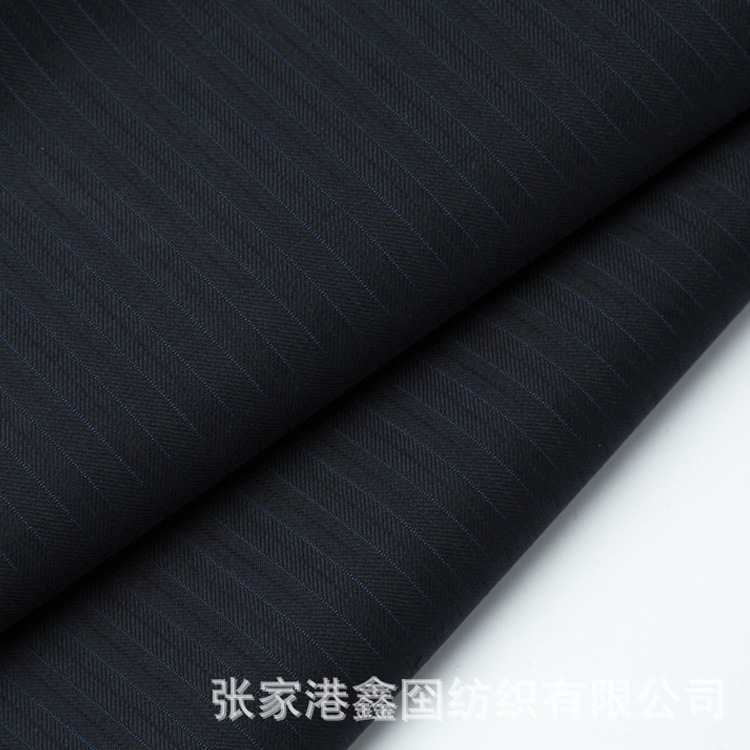 XG31089/218精纺毛涤花呢 纺织面料厂家 精纺哔叽面料