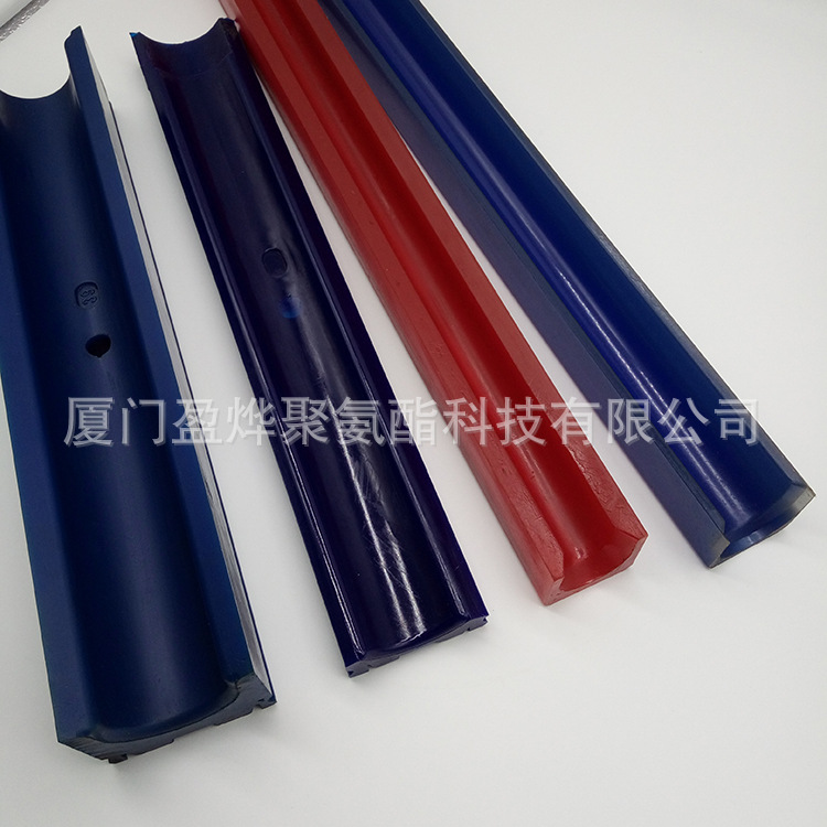 厦门厂家供应PU棒 聚氨酯U型槽 自动送料机油槽 PU胶条聚氨酯弹体