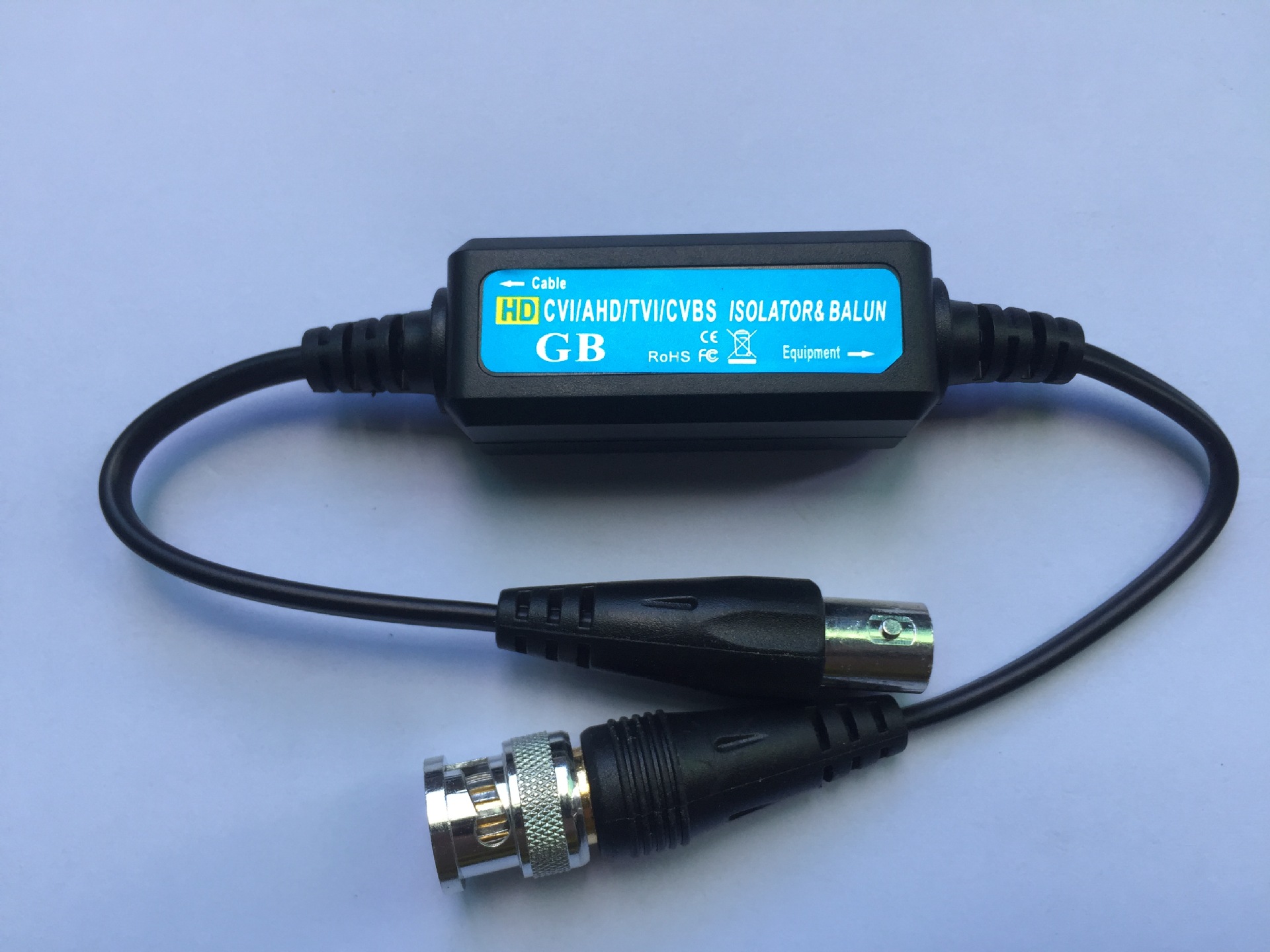 HD-CVI/TVI/AHD一级滤波型接地隔离器 模拟高清及模拟普清摄像机