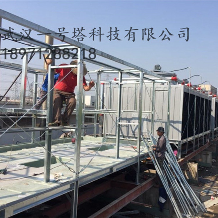 圆形逆流式冷却塔玻璃钢冷却塔厂家批发方形高温冷却塔