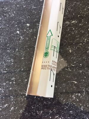 全饰界白色烤漆收边条 0.5厚度铝合金边线 集成吊顶铝扣板角线