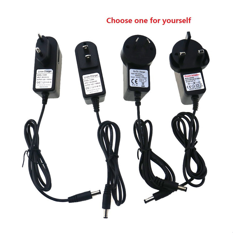 Battery Pack Charger 7.4V 8.4V Charger T6 Bicycle Light L2 Charger 5.5 Interface Battery Pack Charger 7.4V 8.4V Charger T6 Bicycle Light L2 Charger 5.5 Interface