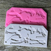 Football silica gel fondant, soap mold, acrylic clay
