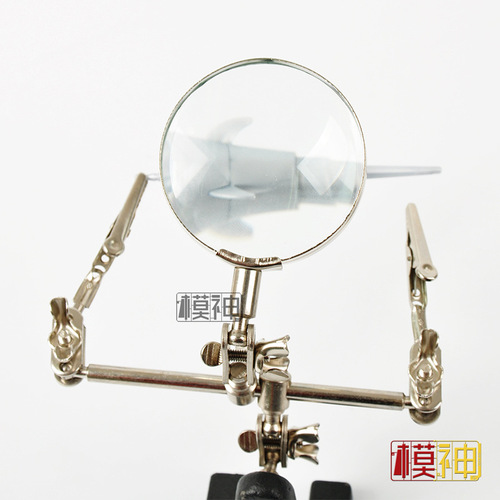 Tank figure Gundam military model model production pen painting transformation coloring tool magnifying glass vise vertical workbench