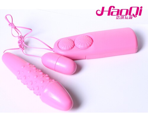 Haoqi Fun Adult Sex Products Female Masturbator Massage Stick Double Vibrator Sexy Double Control Ting Vibrator