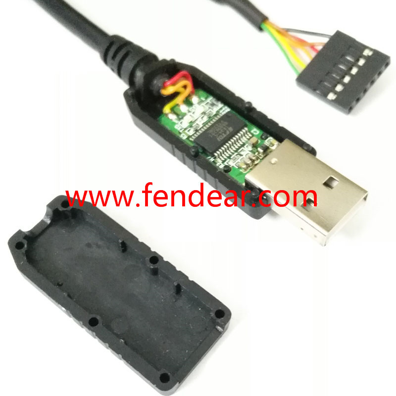 USB转TTL232R TTL下载线 3.3V电平 原装FTDI下载线 FT232刷机线阿里巴巴