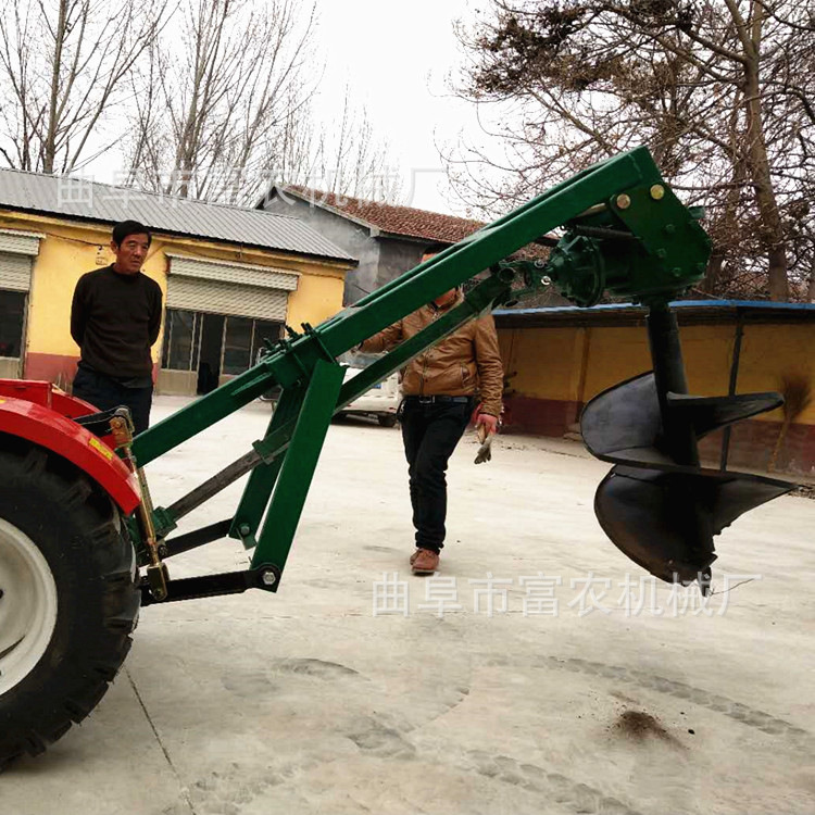 农业园林植树挖坑机械 打眼挖坑机 大型螺旋式挖坑机