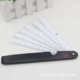 德资牌扇形比例尺 多比例6页折叠扇形 多功能放码尺 组合比例尺