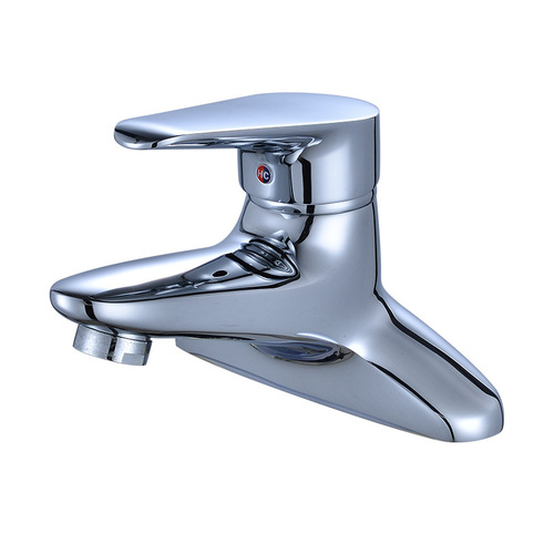 Copper two-hole basin faucet hot and cold dual-hole basin faucet hot and cold two-hole wash basin water heater faucet