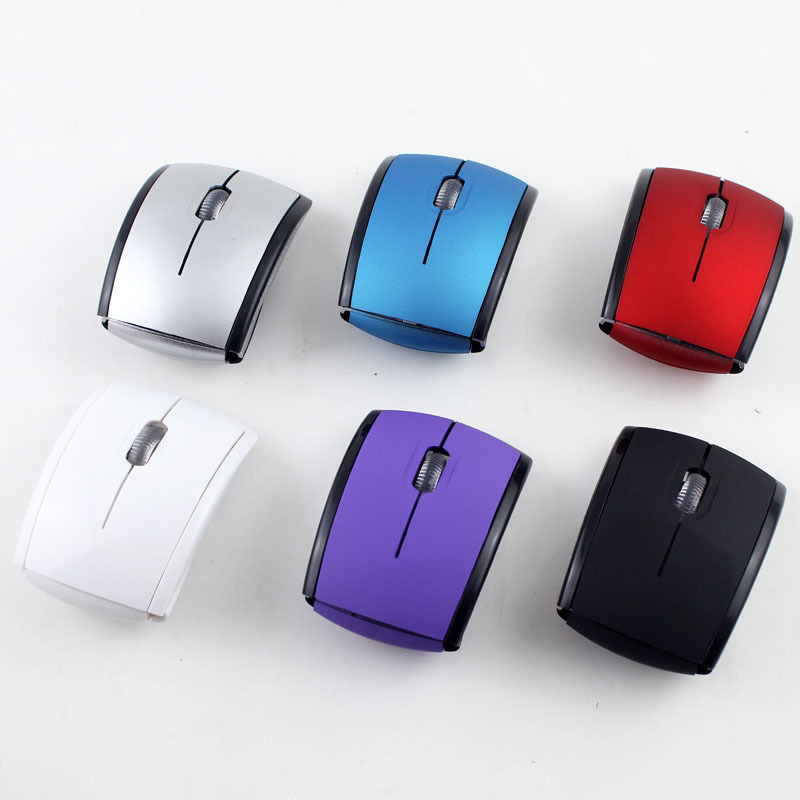 2.4G wireless foldable mouse, photoelectric gift, creative computer hot selling_voghion.com