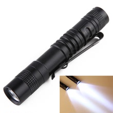 Ngoại nóng bút hình đèn Cree LED đèn pin đèn pin nhỏ nhôm nhỏ AAA Đèn pin