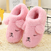 Winter cartoon non-slip keep warm children's slippers indoor