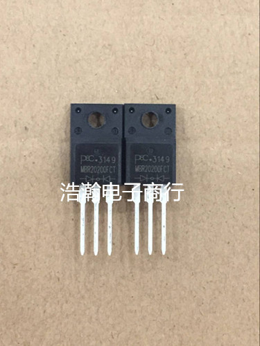 全新MBR20200FCT 20A200V肖特基 TO-220F塑封 MBRF20200CT 20200
