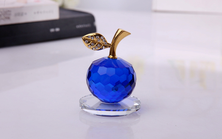 Einfacher Stil Apfel Kristall Lässig Täglich Ornamente display picture 4