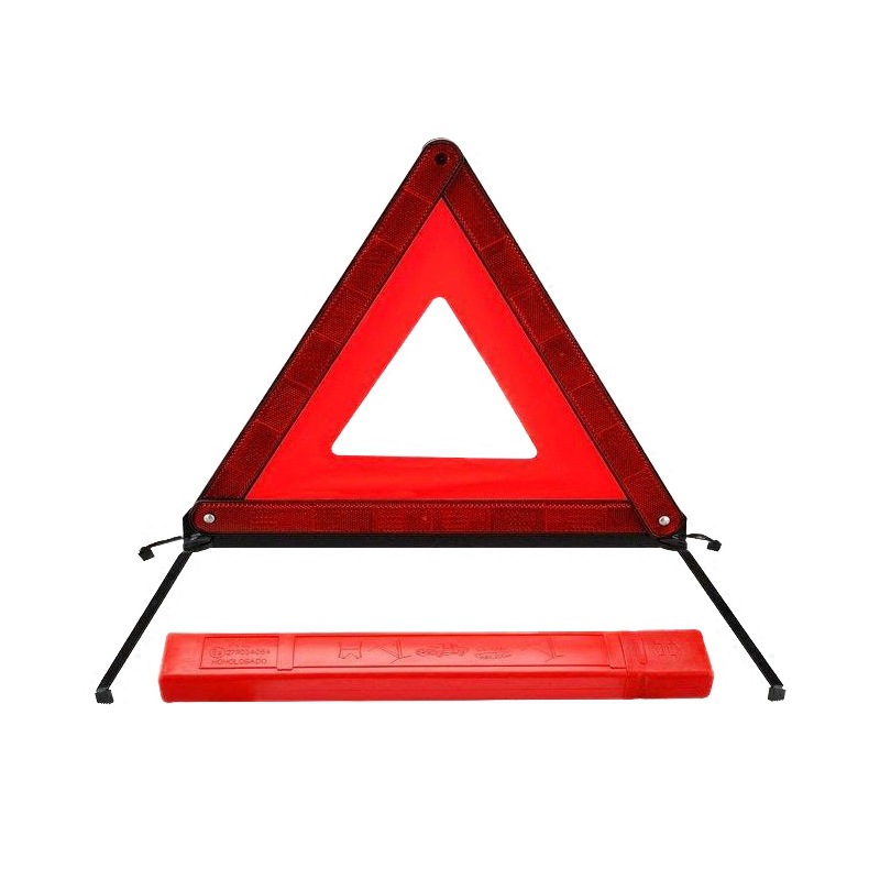 汽车三角架警示牌故障危险停车牌车载用小红盒反光三脚架年检标志