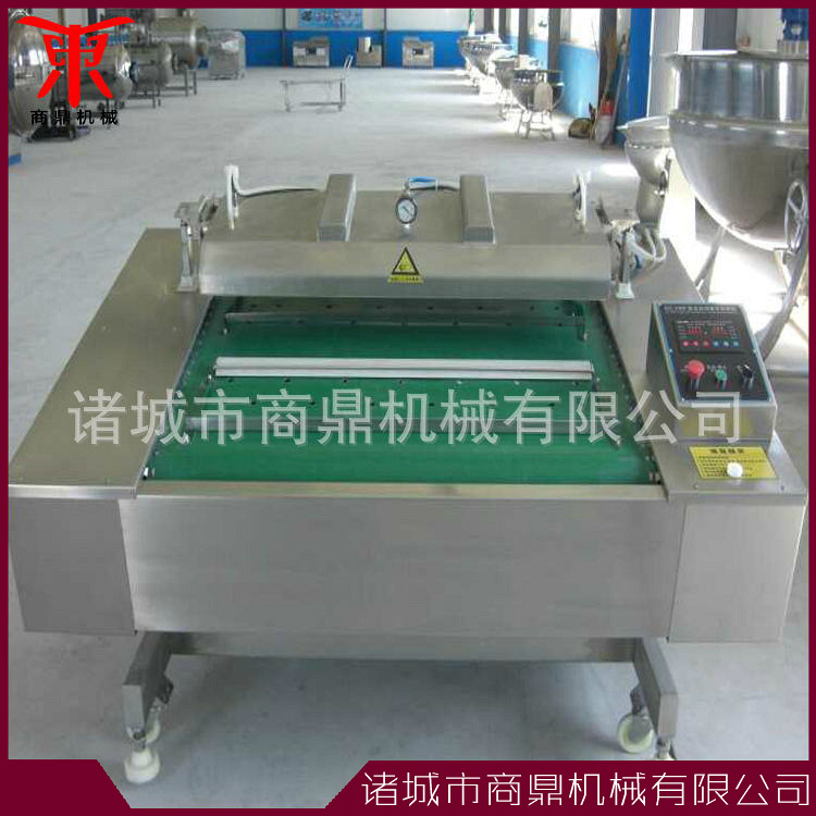 供应商鼎鸡肉连续式自动真空包装机 食品全自动真空包装机