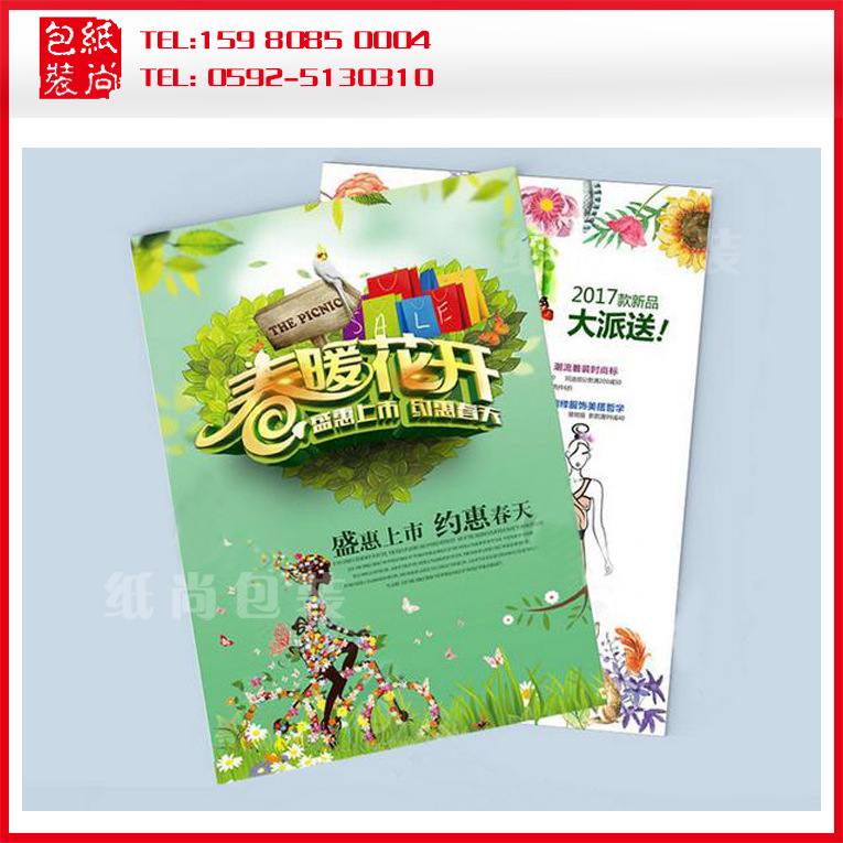 厂家专业生产彩色印刷折页说明书 黑白装饰宣传册 公司宣传彩页