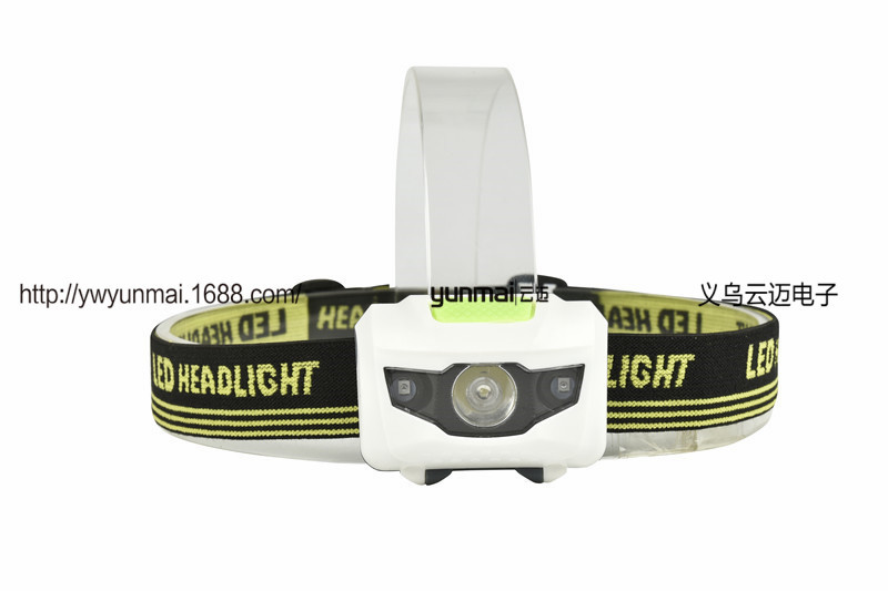 超轻防水双灯珠LED红光警示灯登山钓鱼户外运动头灯 猫头鹰头灯详情图16