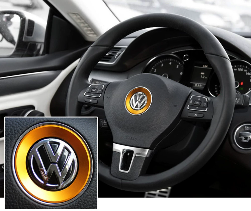 Applicable to the Volkswagen steering wheel, the bright column decoration circle of the new Polo Tu, An Langyou Watch Passat sequins
